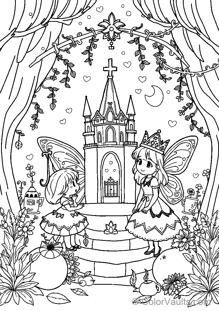 Fairy Princess with Castle