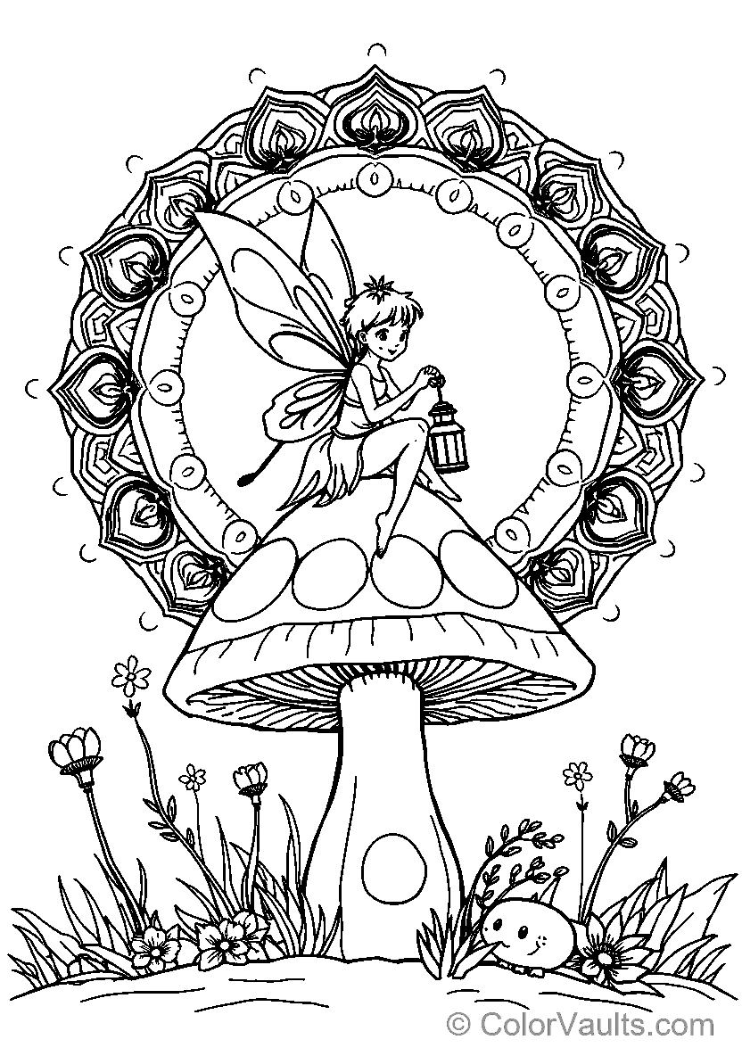 Fairy in Meditation Pose
