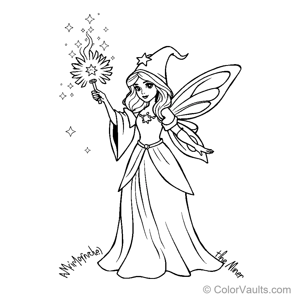 Fairy with Magic Wand