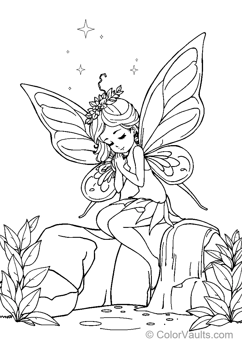 Fairy met pumpelpaardje