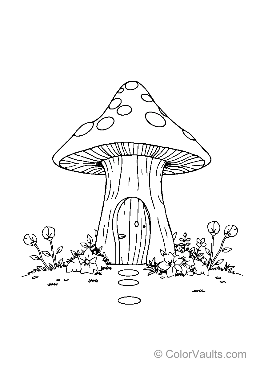 Mushroom Fairy Door