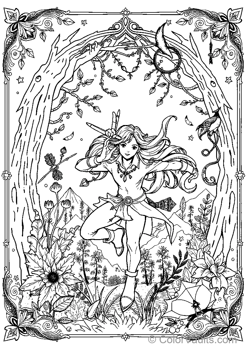Nature Fairy in the Woods