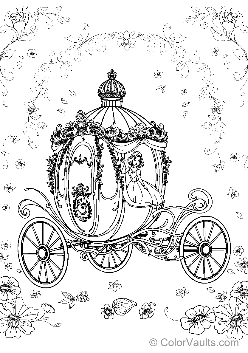 Princess in the Fairy Tale Carriage