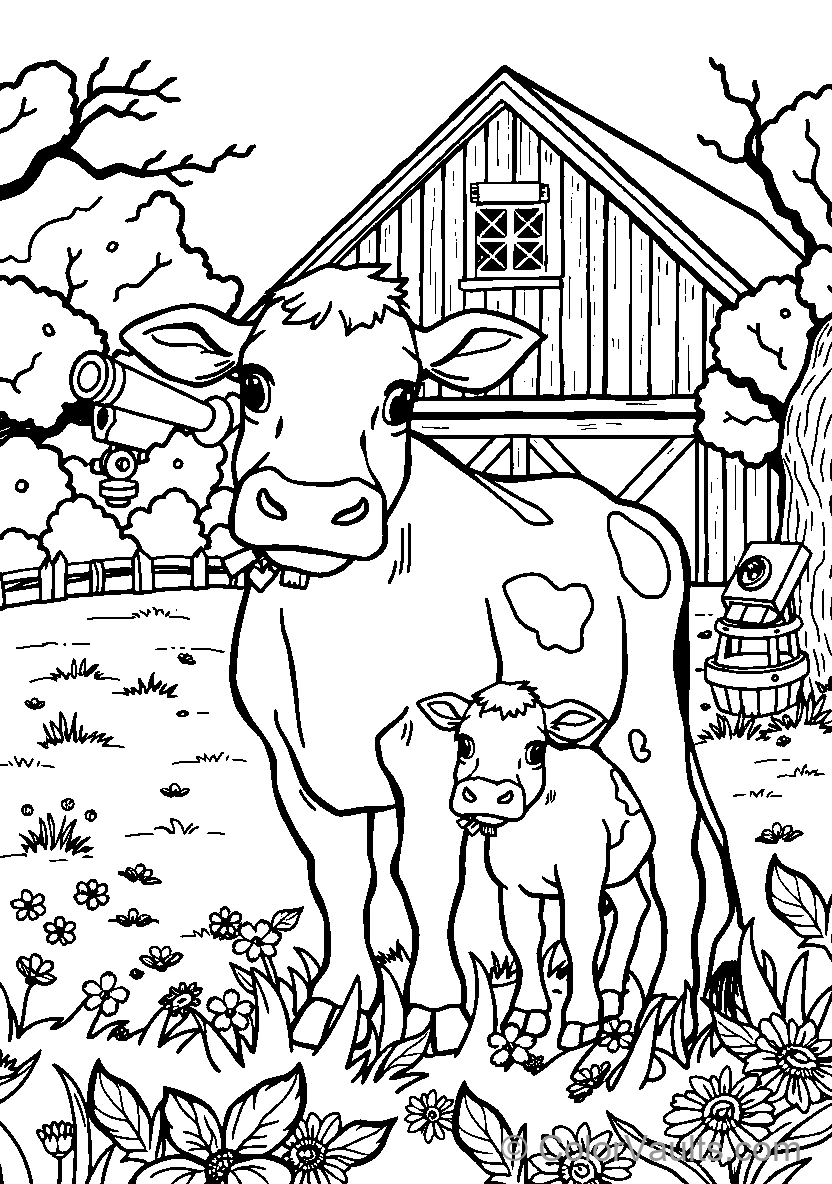 Farm Animals coloring page 3