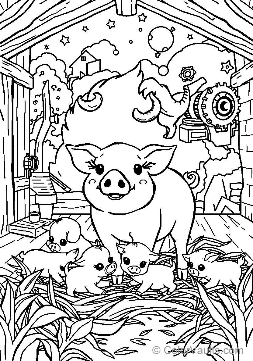 Mechanical Pig Family