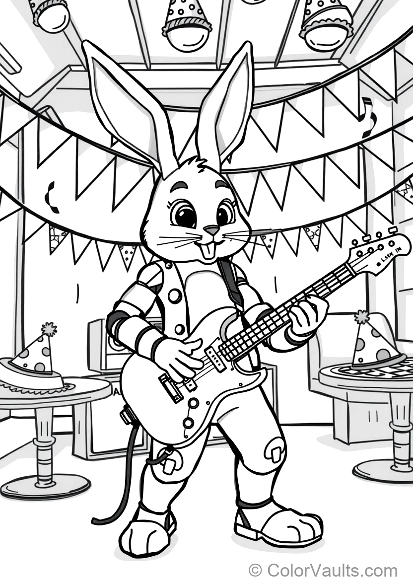 Five Nights at Freddys coloring page 2