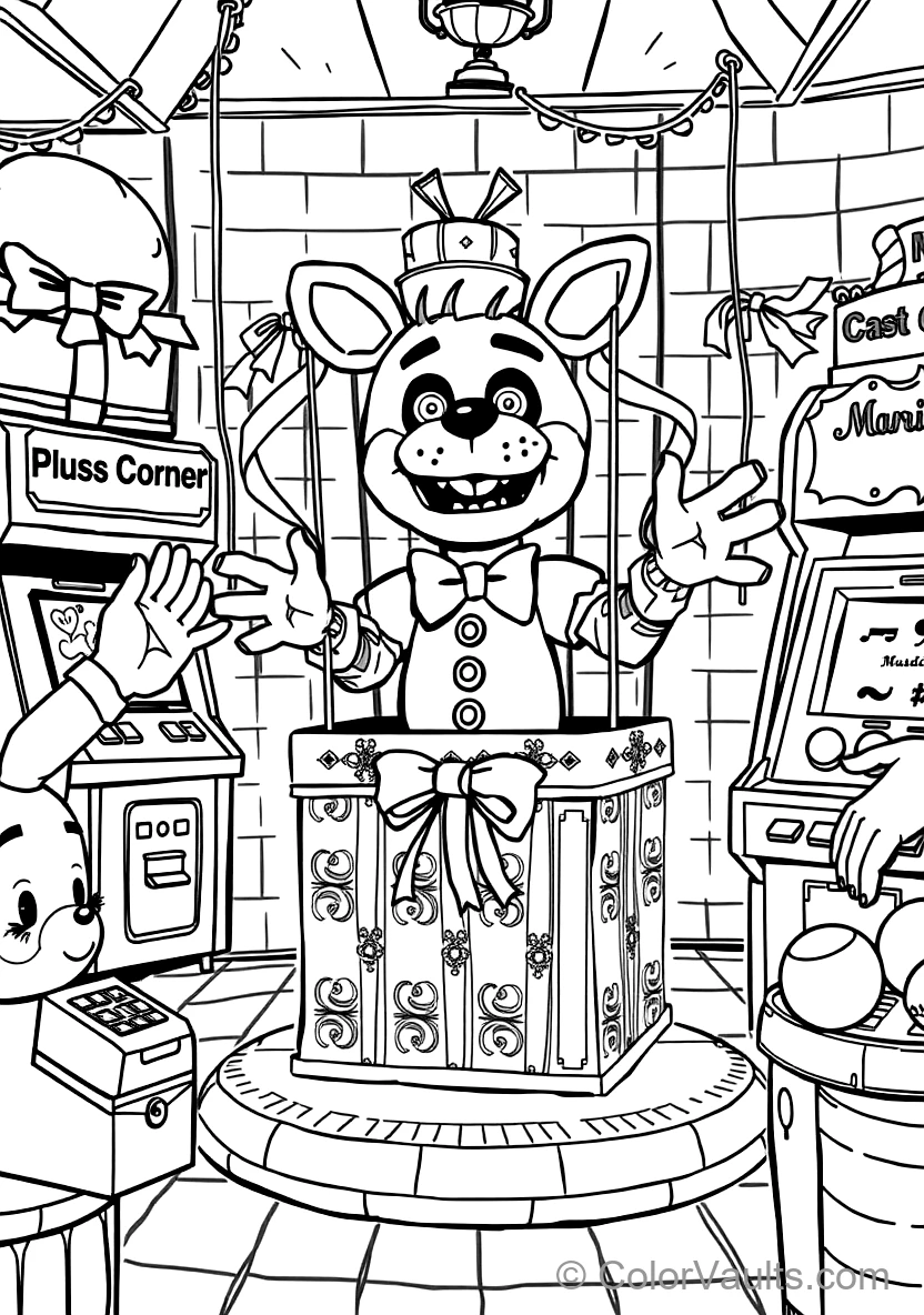 Five Nights at Freddys coloring page 3