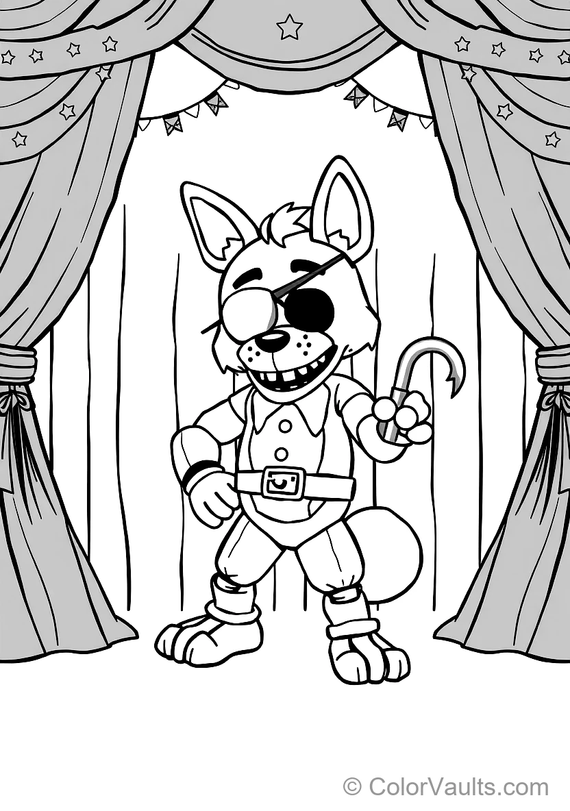 Freddy Fazbear Singing on Stage (2)