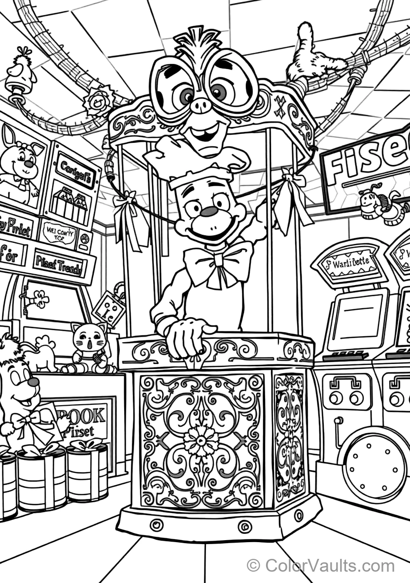 Golden Freddy Sitting in the Office (2)
