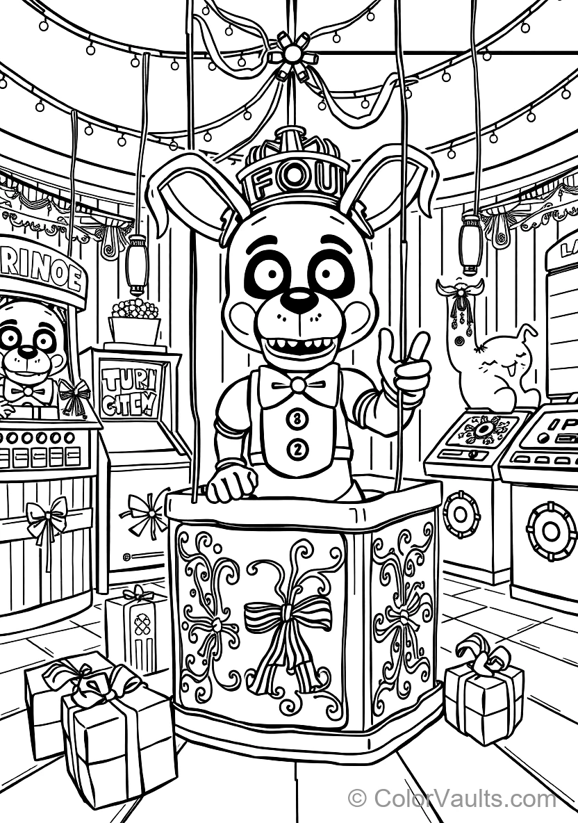 Golden Freddy Sitting in the Office (3)