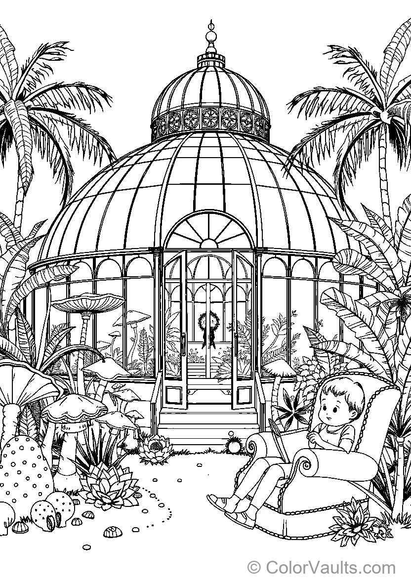 Flowers & Botanicals coloring page 2