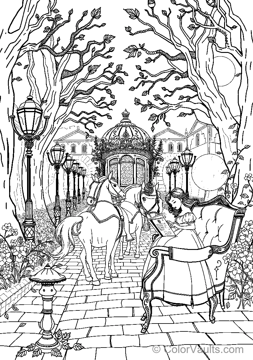 Flowers & Botanicals coloring page 3