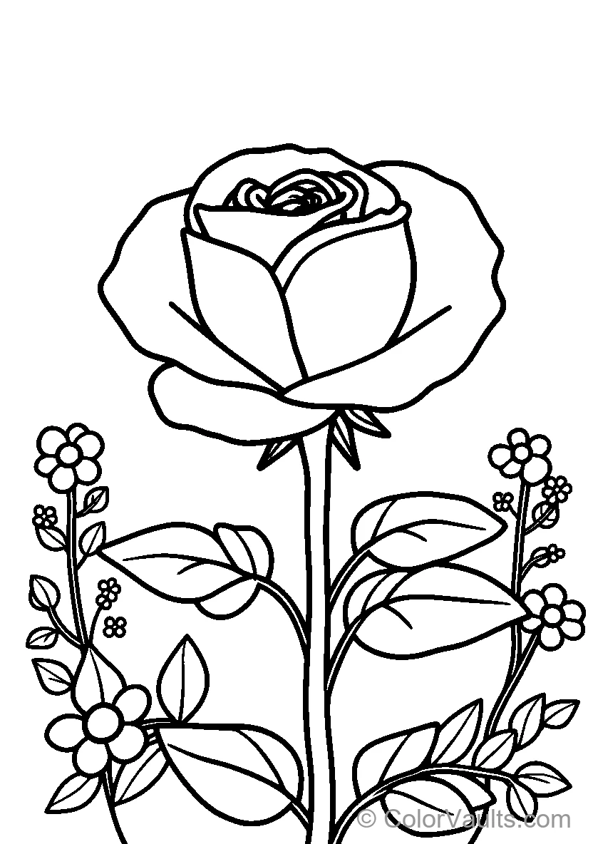A Rose Among Flowers