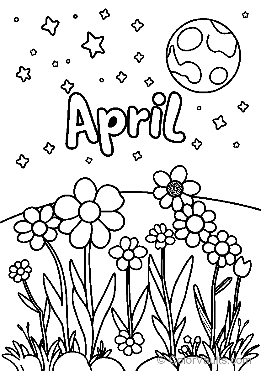 Aprils Blooming Flowers