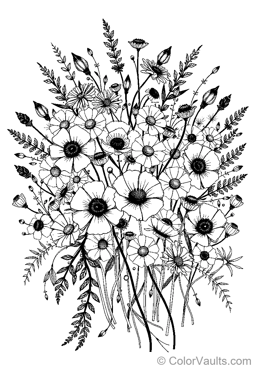 Black and White Bouquet (Scene 2)