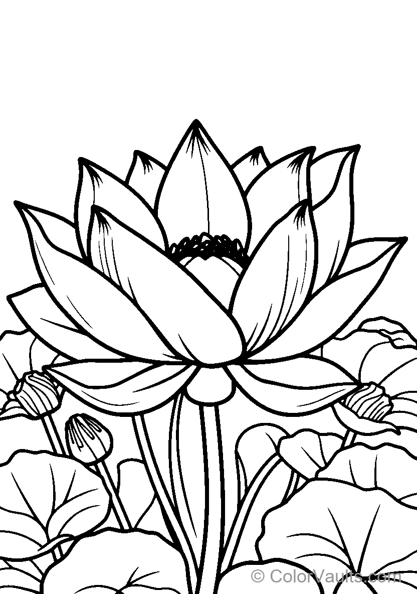 Blooming Lotus Flower (Scene 3)