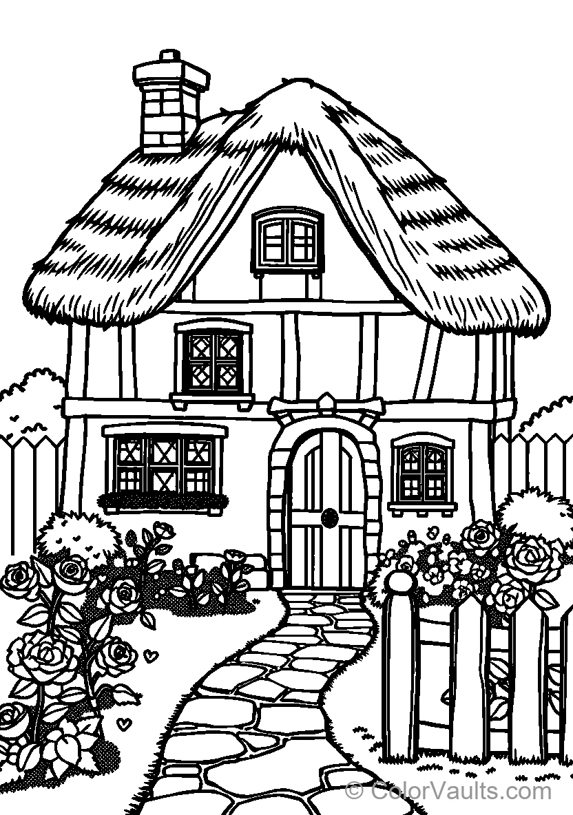 Cottage In The Garden (Scene 2)