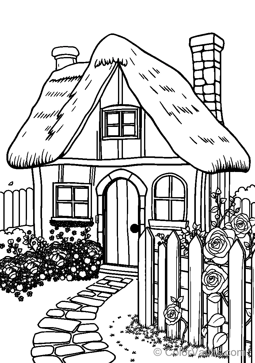 Cottage In The Garden (Scene 3)