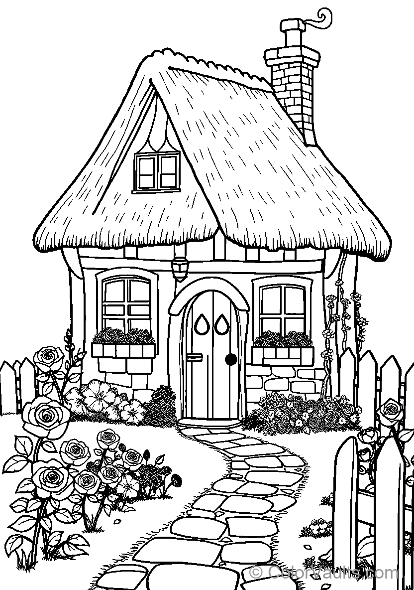 Cottage In The Garden (Scene 4)