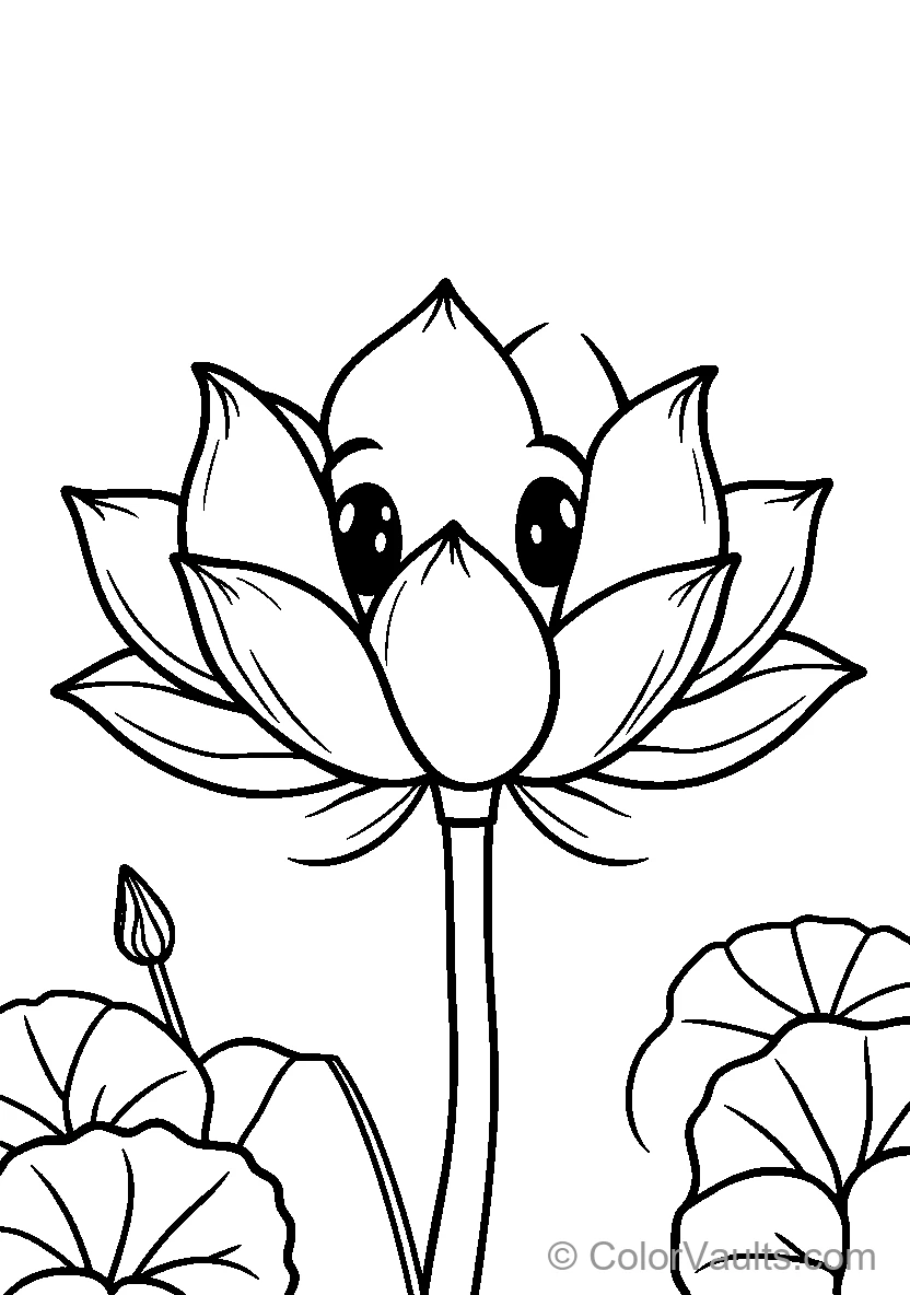 Cute Lotus Flower