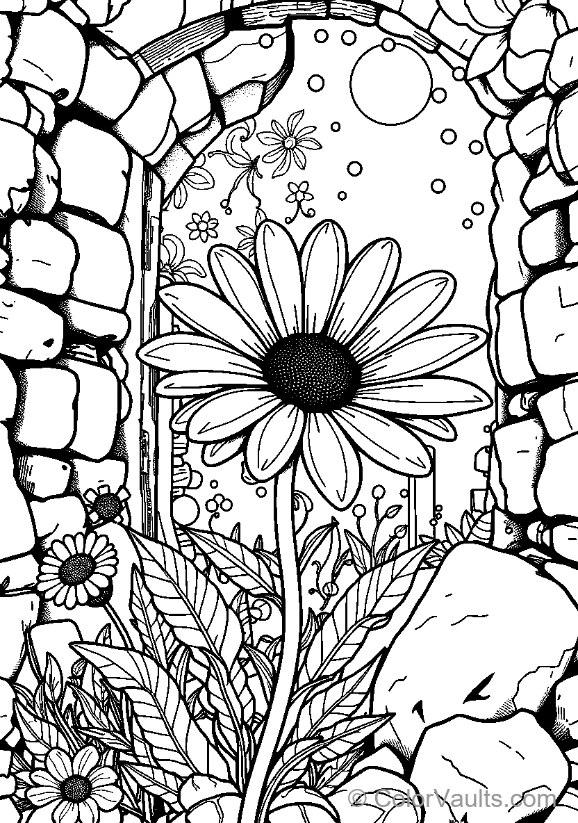 Detailed Flower In Nature