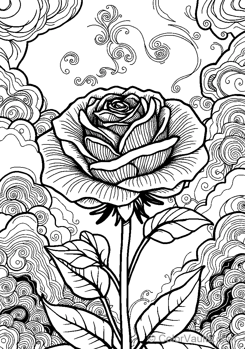 Detailed Rose (Scene 4)