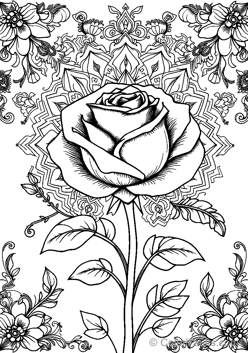 Detailed Rose (Scene 8)