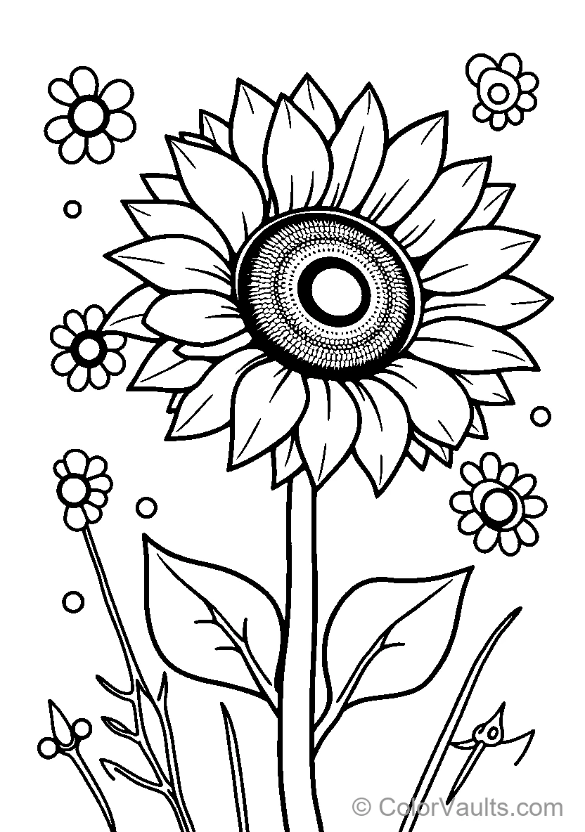 Detailed Sunflower