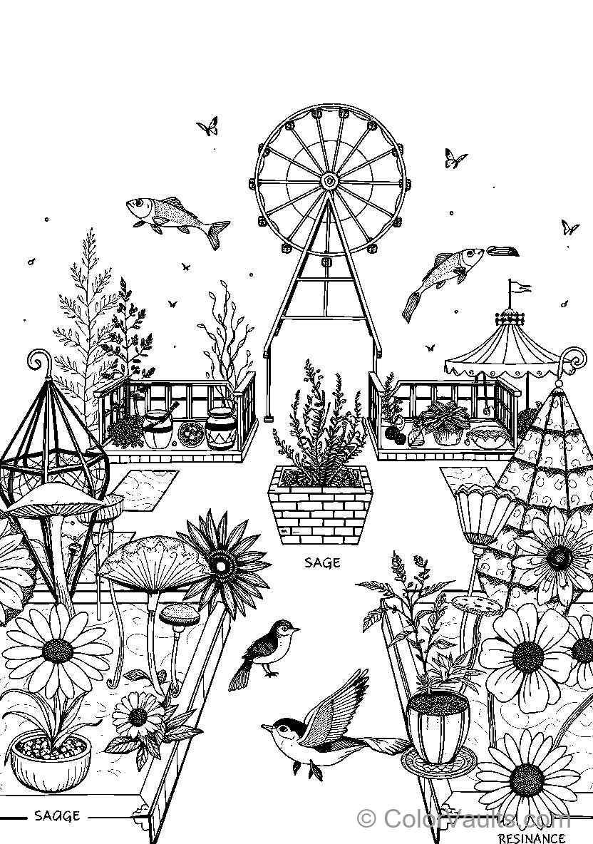 Ferris Wheel Garden