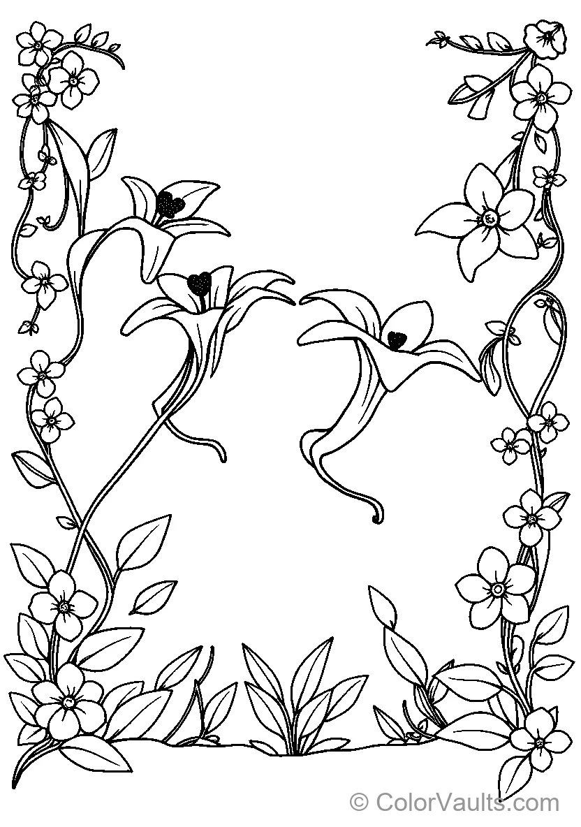 Floral Border