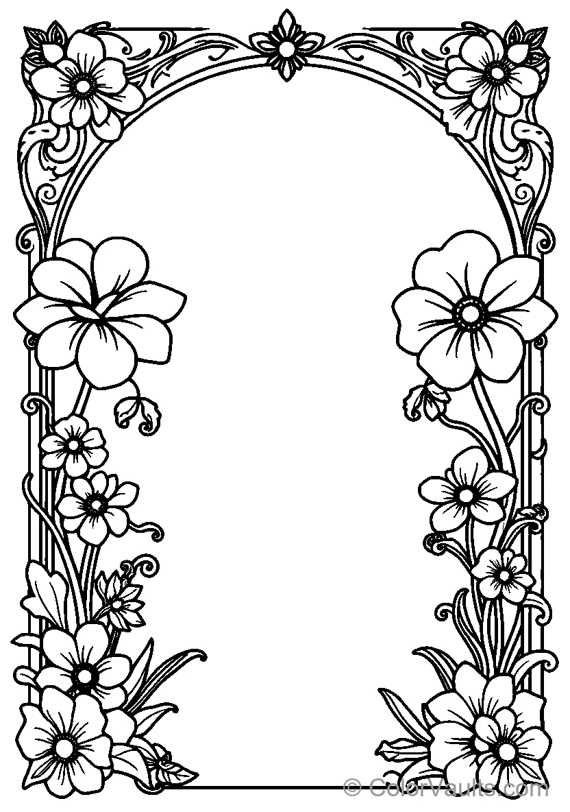 Floral Border Design