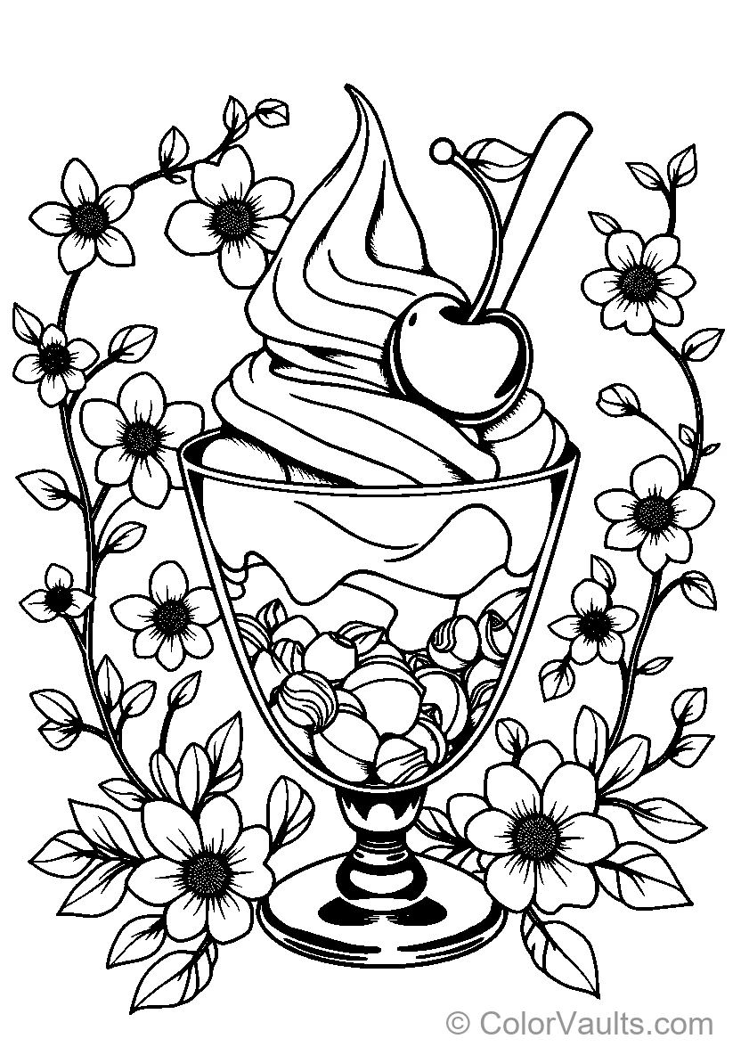 Floral Dessert