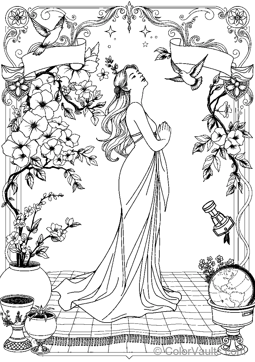 Floral Woman (Scene 15)
