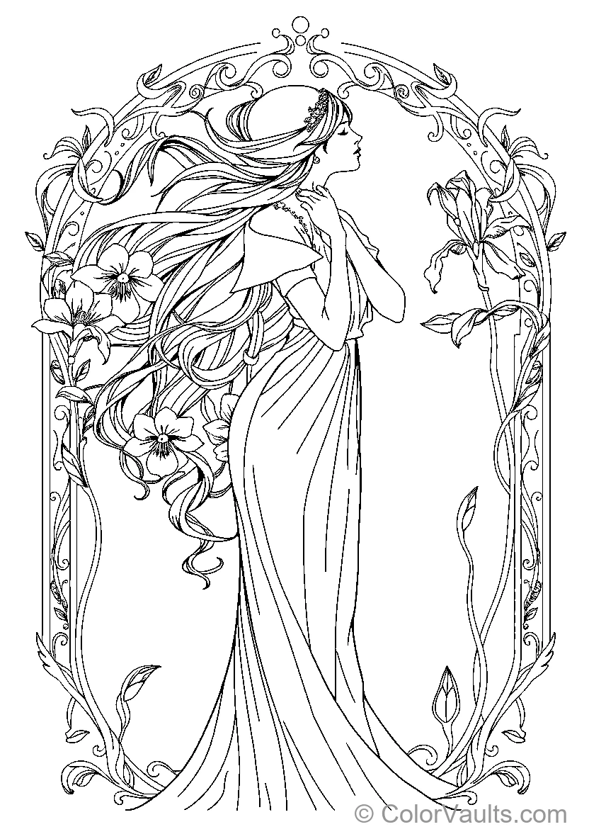 Floral Woman (Scene 16)