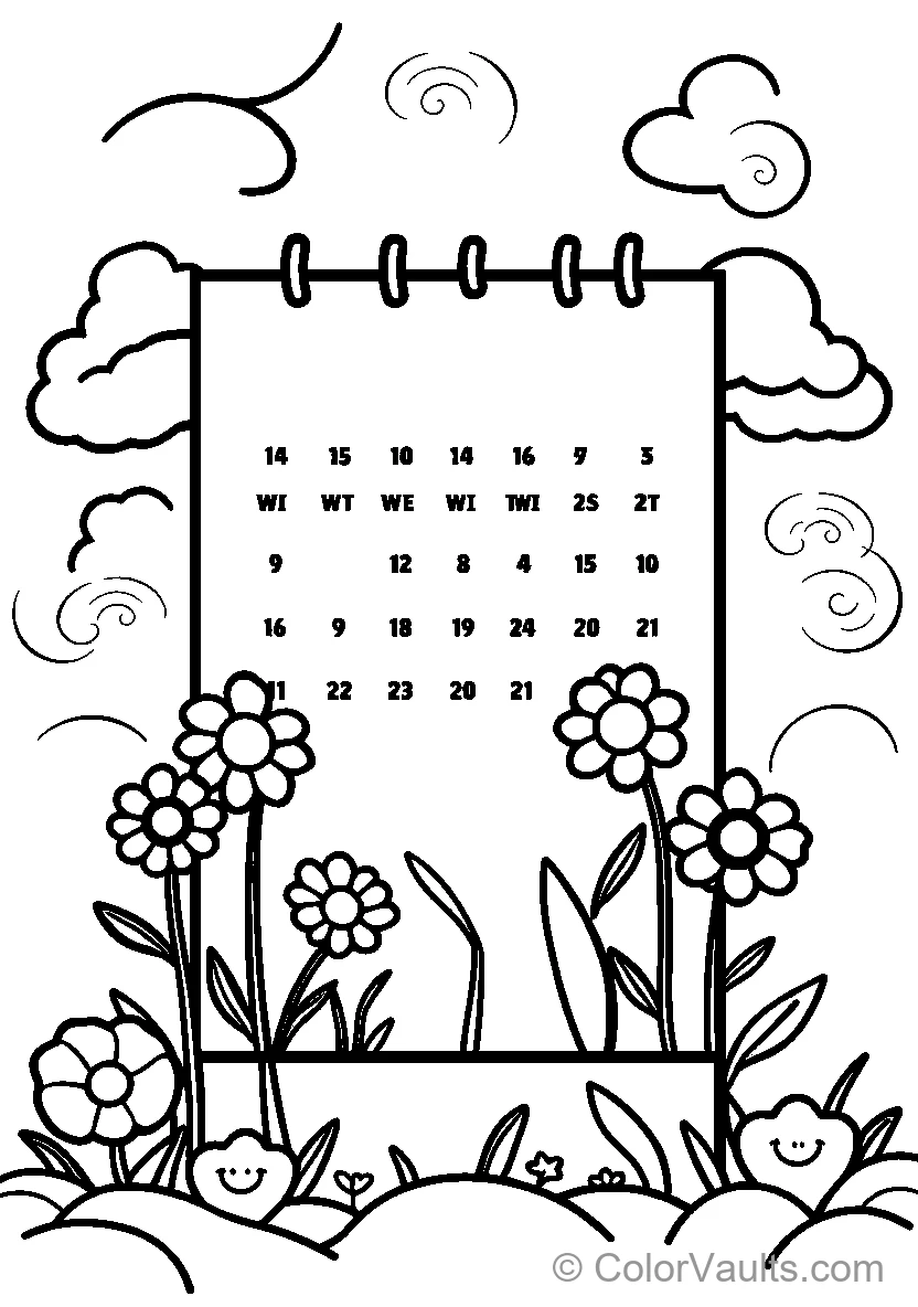 Flower Calendar (Scene 5)