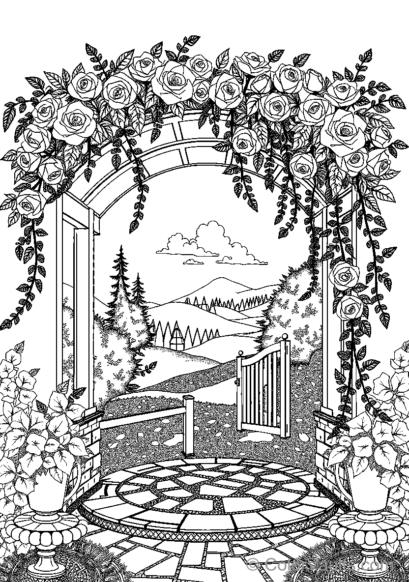 Garden Archway (Scene 2)