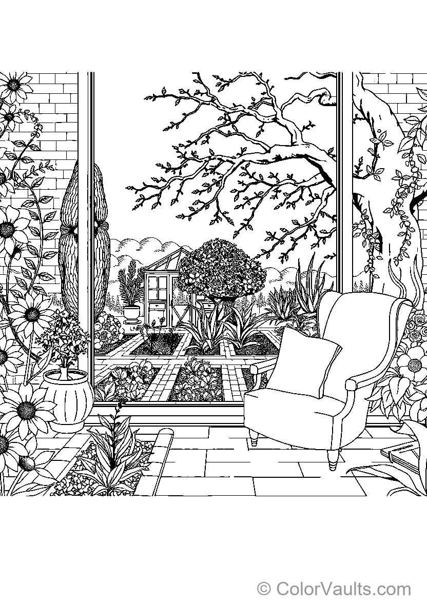 Garden Serenity (Scene 2)