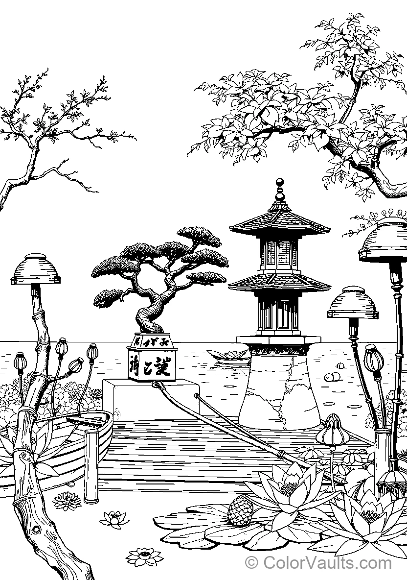 Japanese Garden Scene (Scene 2)