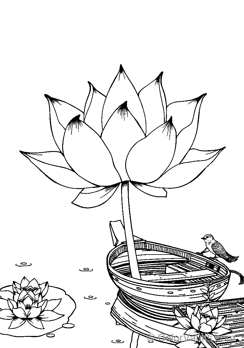 Lotus Flower Boat