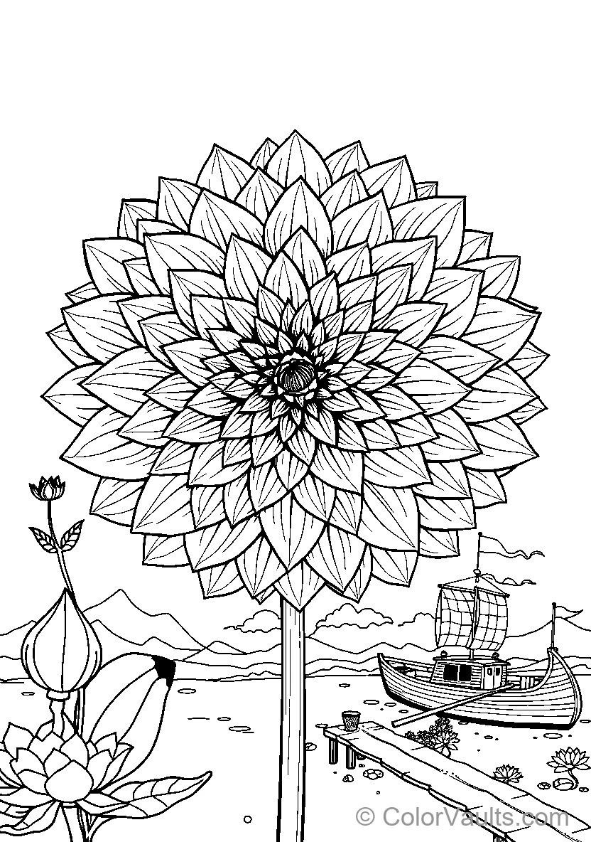 Mandala Flower With Bee