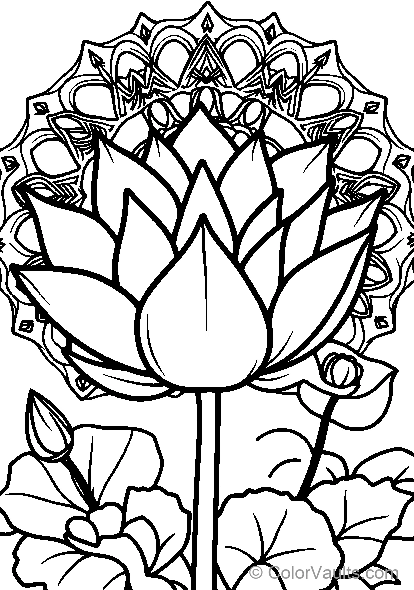Mandala Lotus Flower