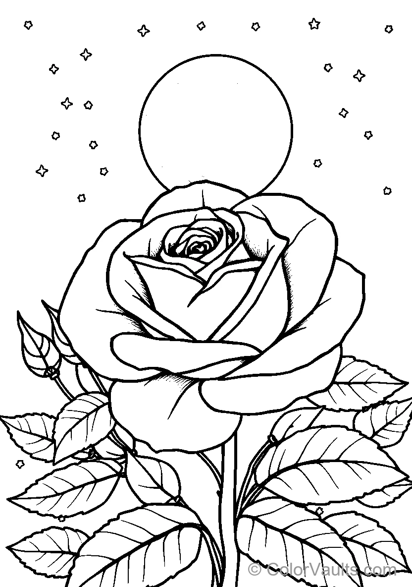 Moonlit Rose