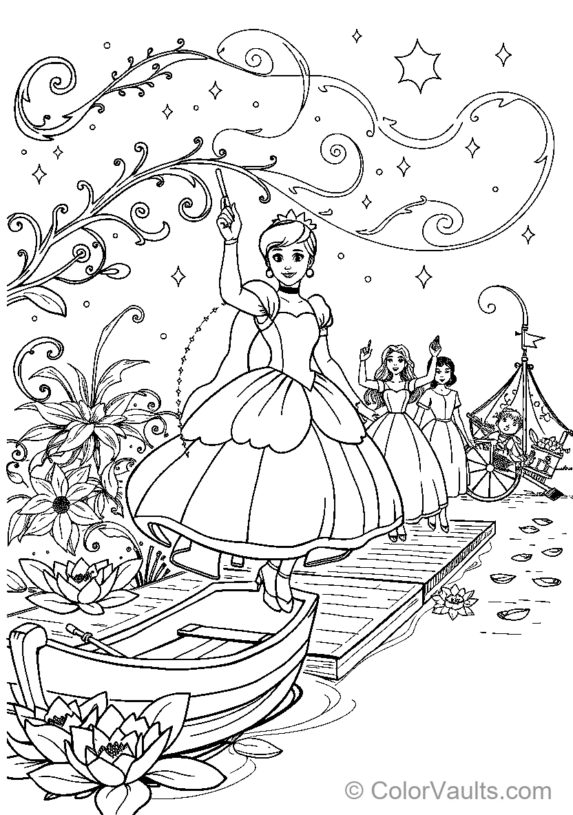 Princess In The Enchanted Garden