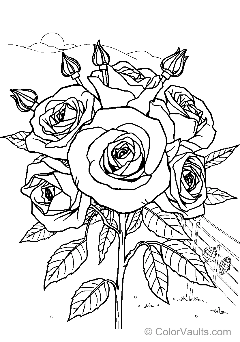Roses Bouquet (Scene 5)