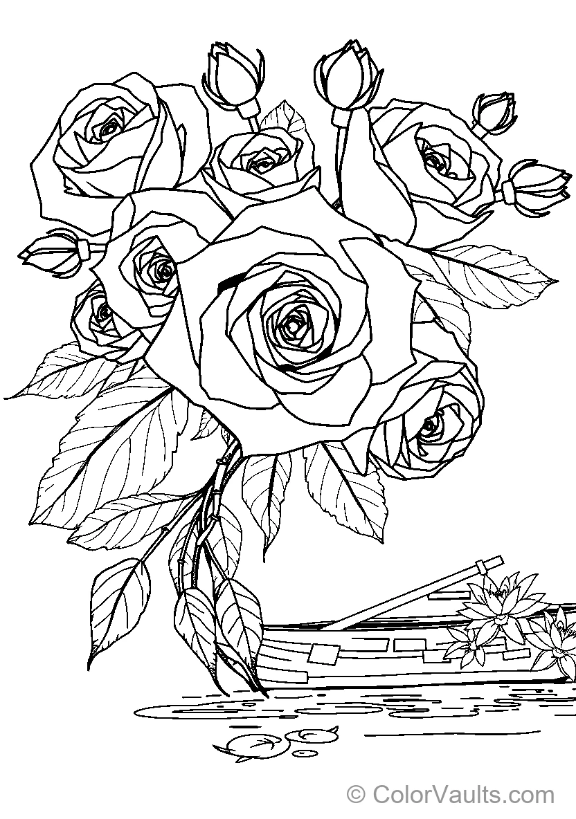 Roses Bouquet (Scene 7)