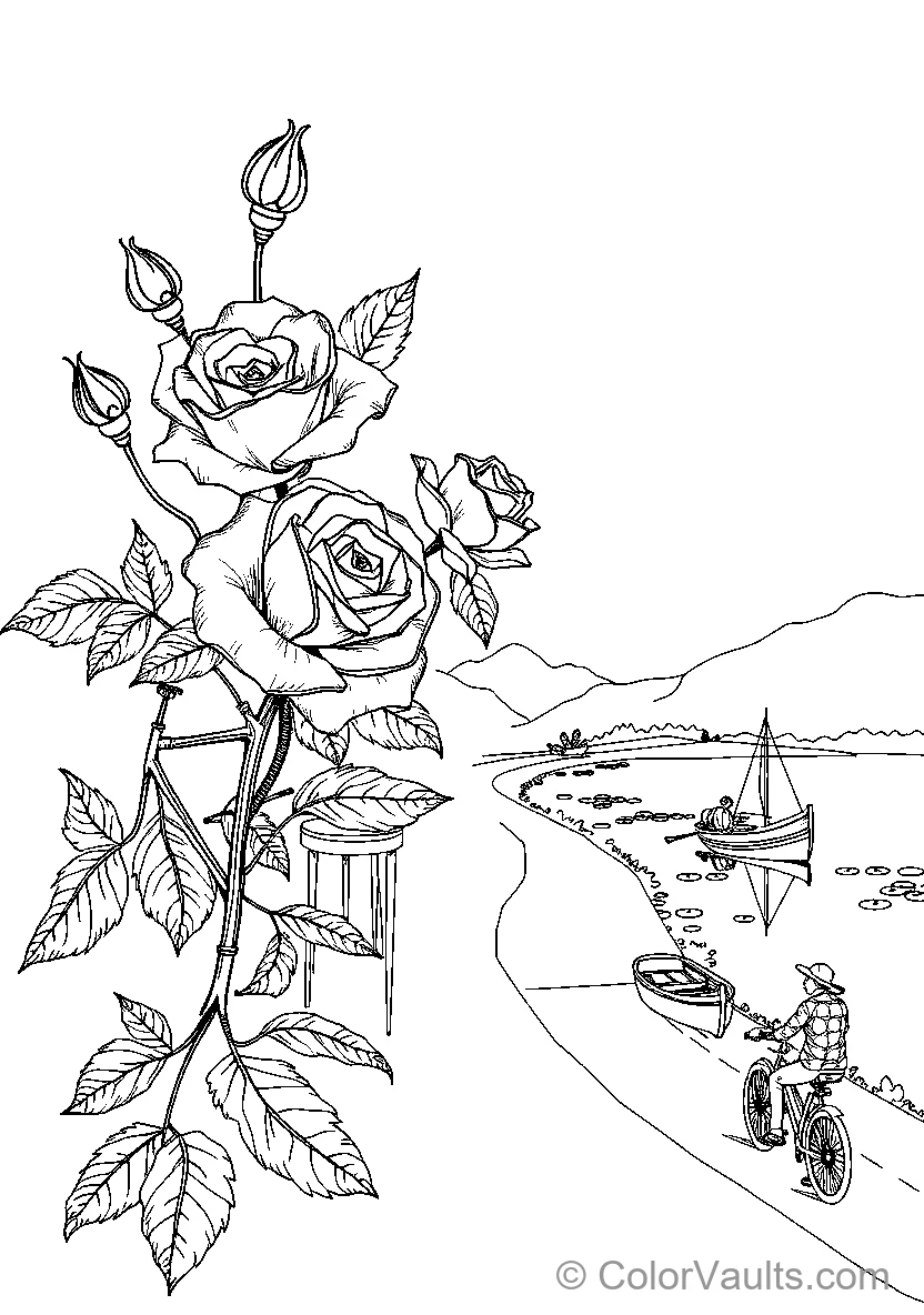 Roses By The Sea