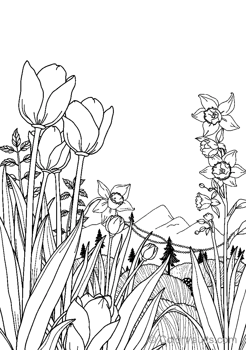 Spring Flowers (Scene 2)