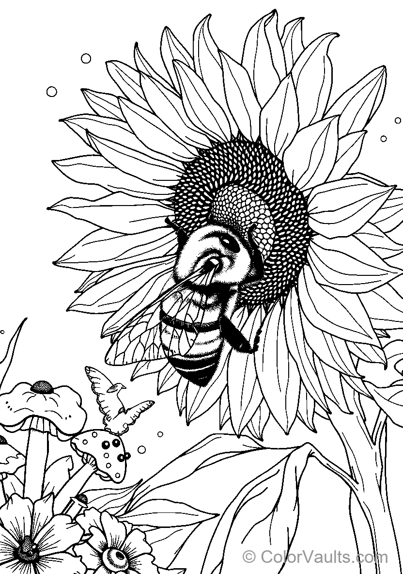 Sunflower Face