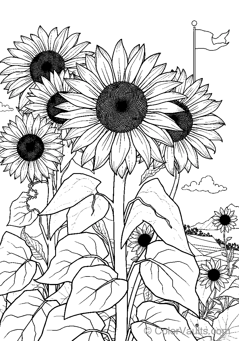 Sunflower Field (Scene 3)