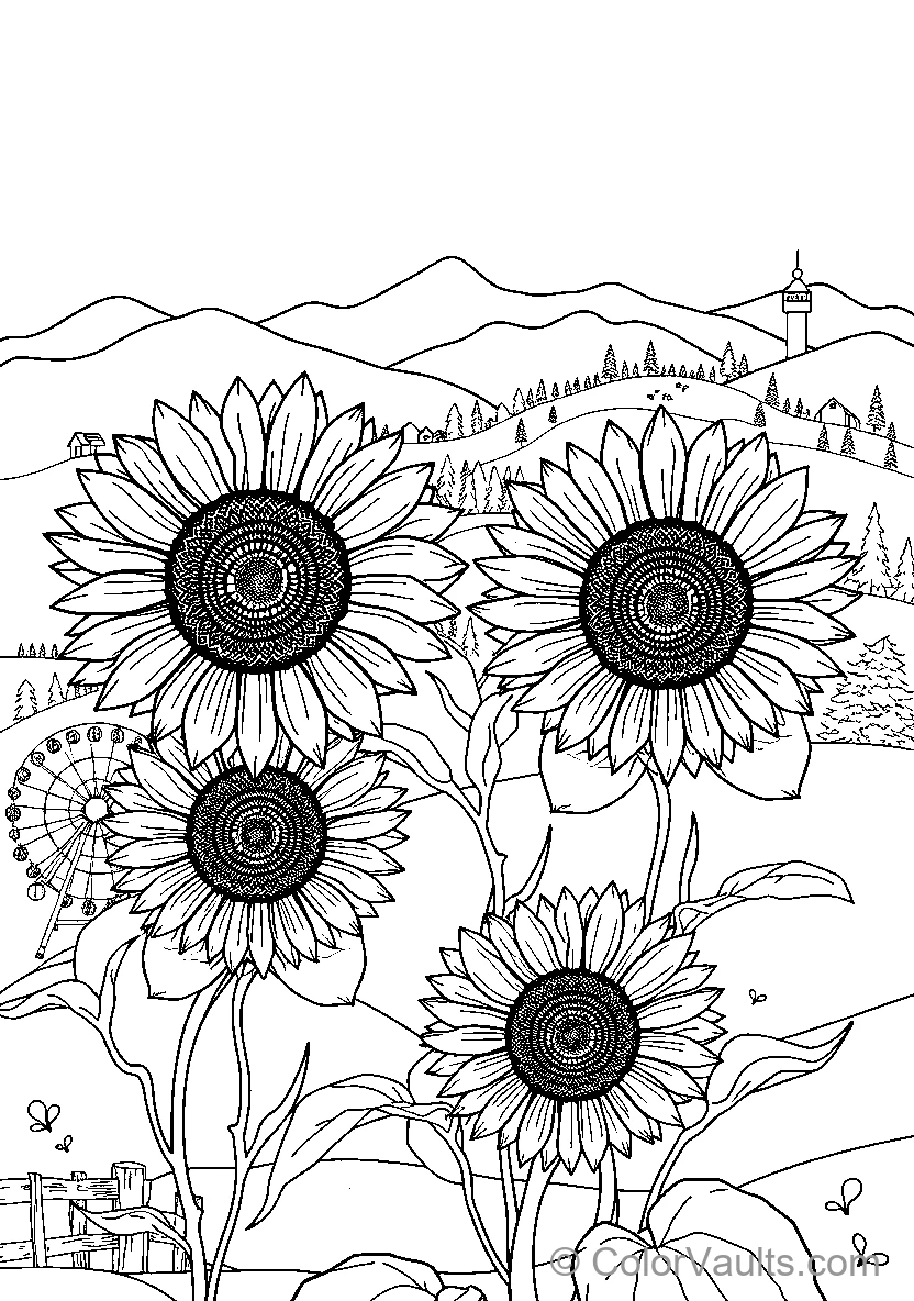 Sunflower Field (Scene 7)
